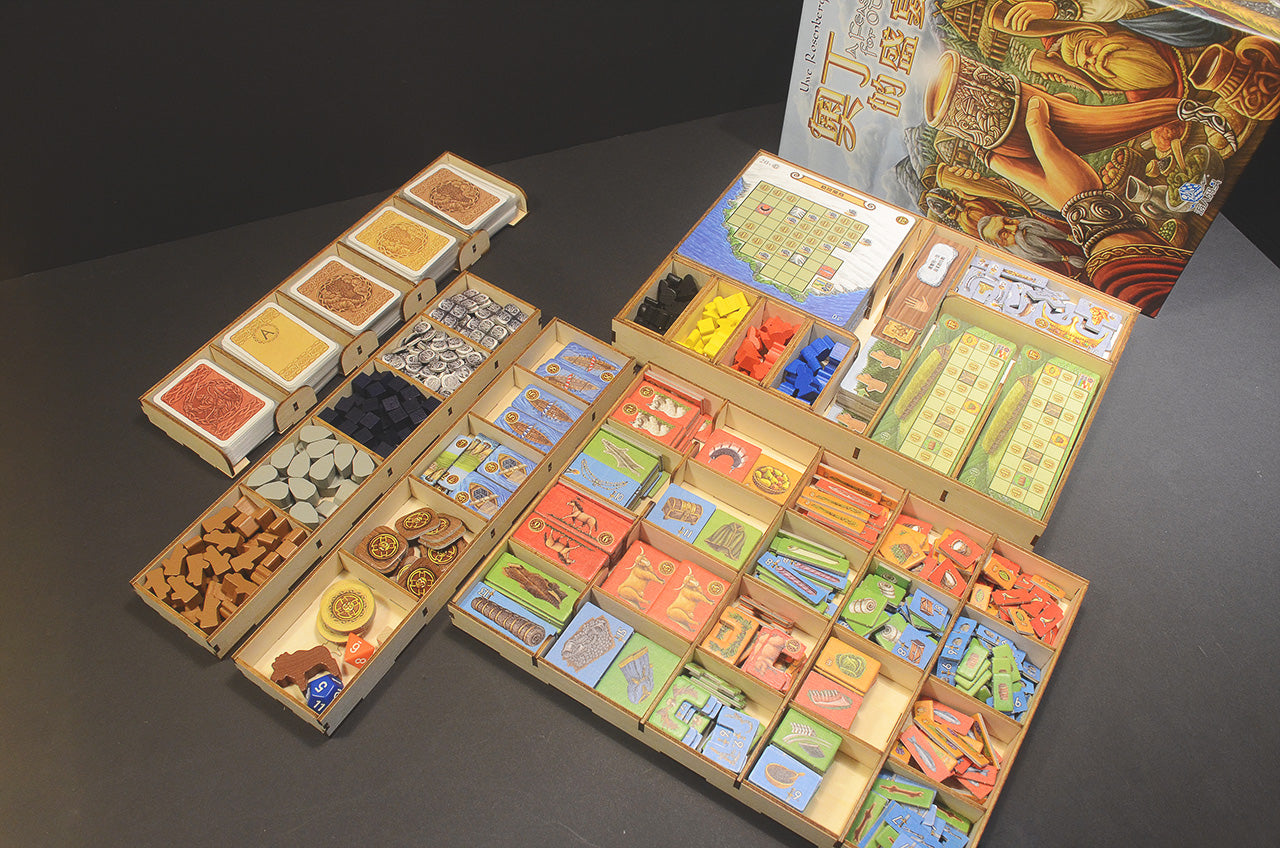 奧丁的盛宴+挪威傳奇 桌遊收納盒 A Feast for Odin insert organizer 烏鴉盒子桌遊收納