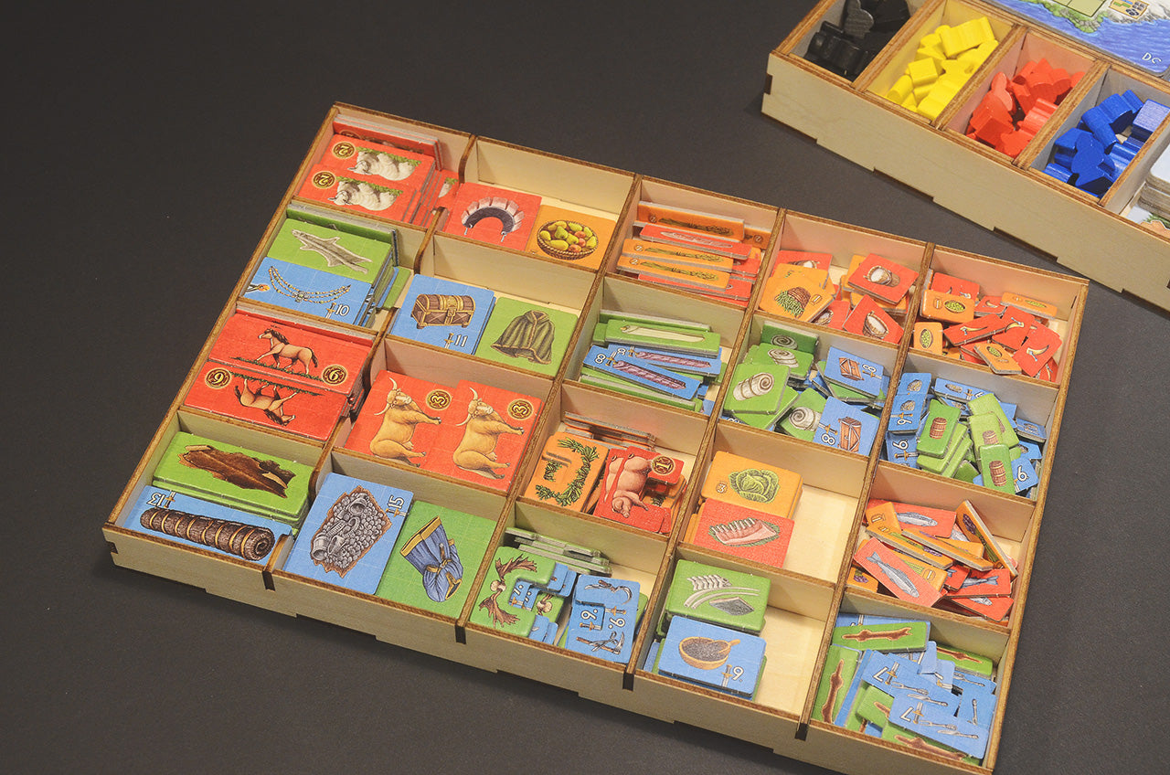 奧丁的盛宴+挪威傳奇 桌遊收納盒 A Feast for Odin insert organizer 烏鴉盒子桌遊收納