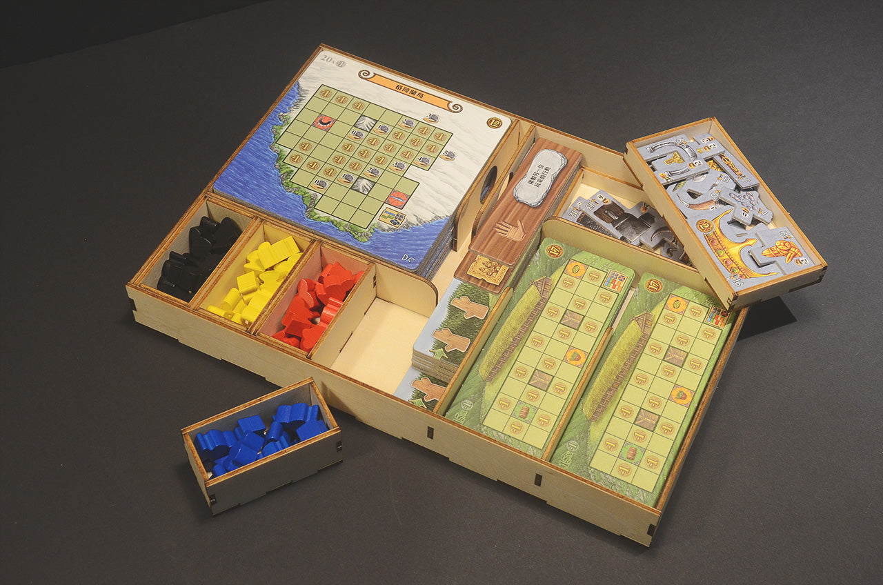 奧丁的盛宴+挪威傳奇 桌遊收納盒 A Feast for Odin insert organizer 烏鴉盒子桌遊收納