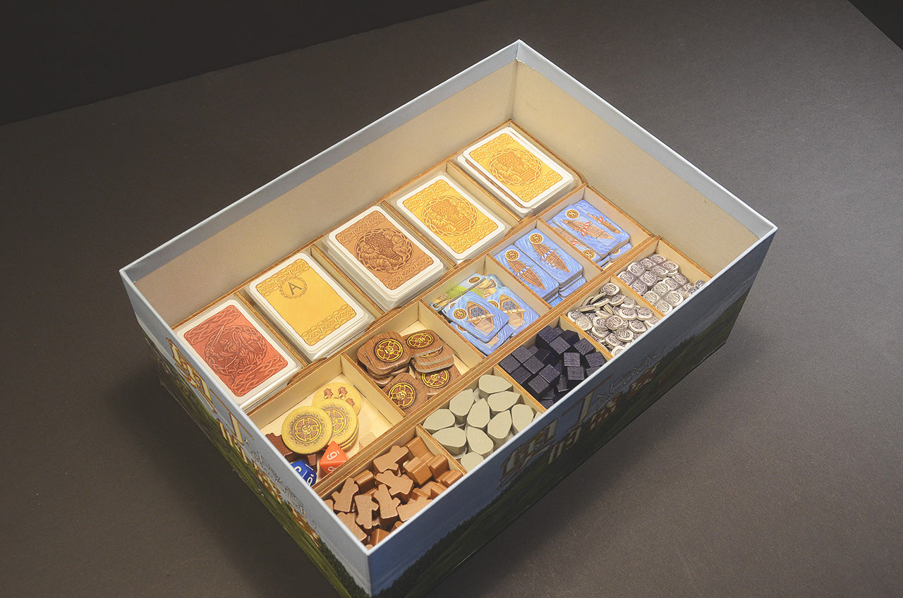 奧丁的盛宴+挪威傳奇 桌遊收納盒 A Feast for Odin insert organizer 烏鴉盒子桌遊收納