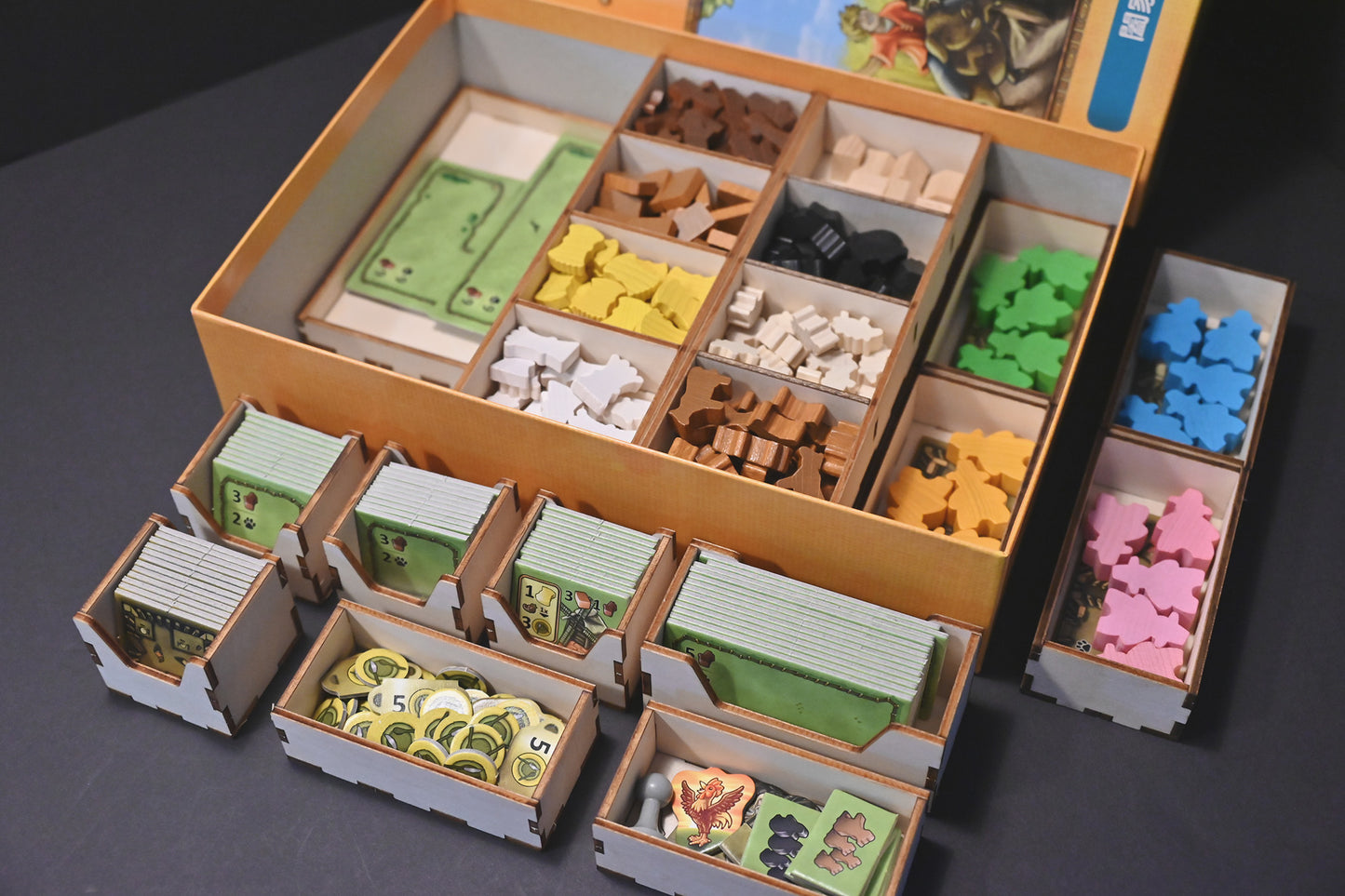 農家樂闔家歡樂版 桌遊收納盒 Agricola Family Edition board game insert 烏鴉盒子桌遊收納