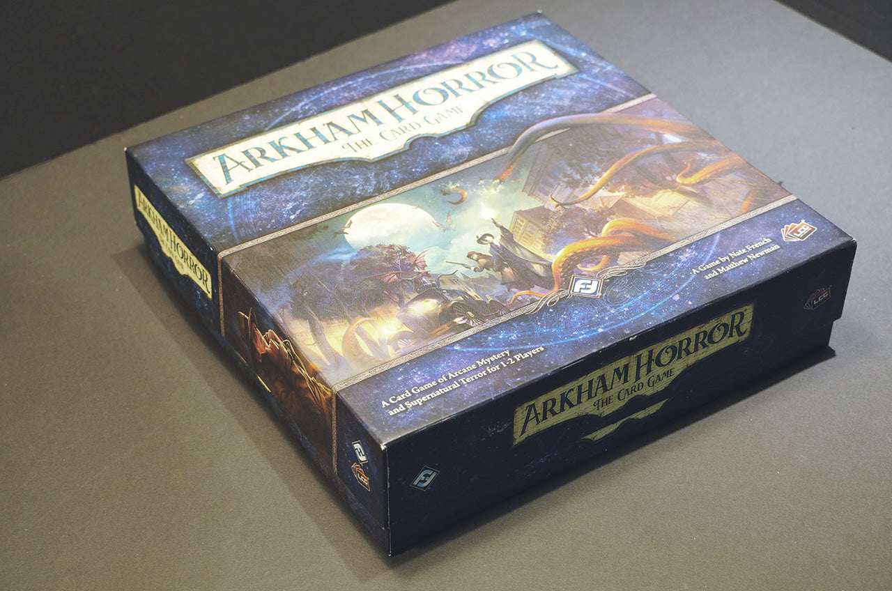 詭鎮奇談卡牌 Arkham Horror LCG 烏鴉盒子木質桌遊收納盒