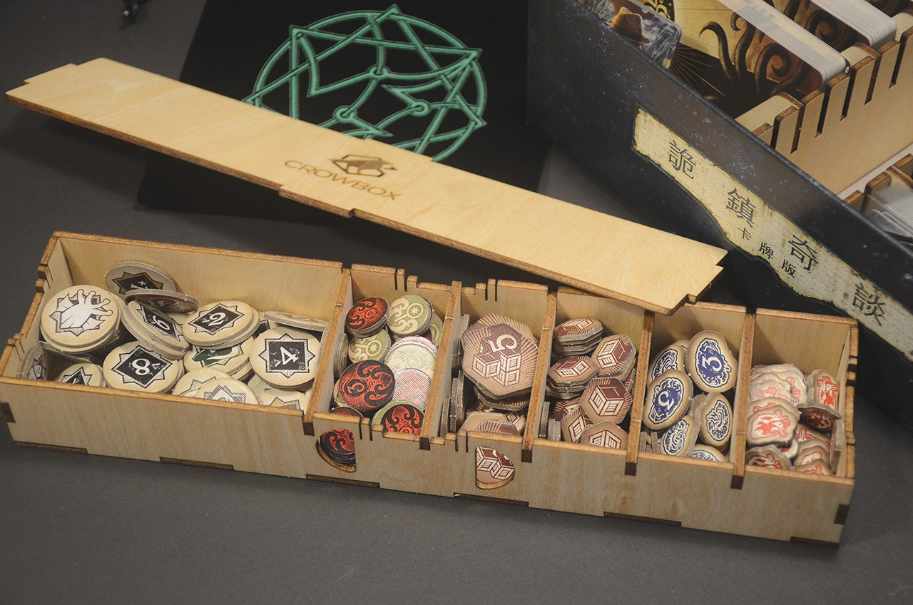 詭鎮奇談：卡牌版(修訂版核心) 收納盒 Arkham Horror The Card Game Revised Core Set insert organizer 烏鴉盒子