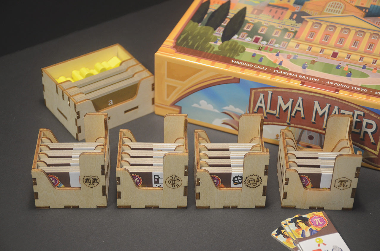 盛譽學院 桌遊收納盒 Alma Mater board game insert 烏鴉盒子桌遊收納