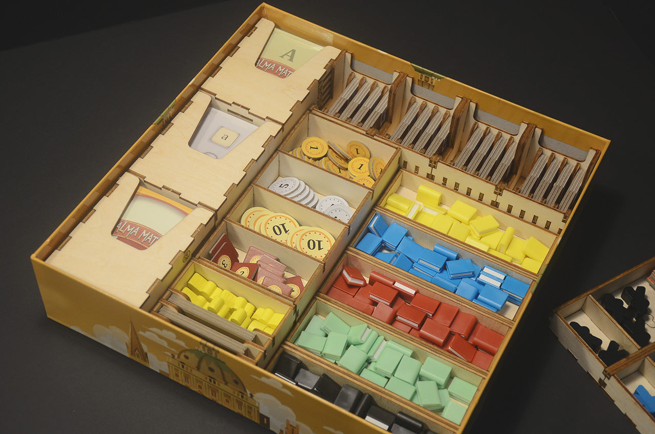 盛譽學院 桌遊收納盒 Alma Mater board game insert 烏鴉盒子桌遊收納