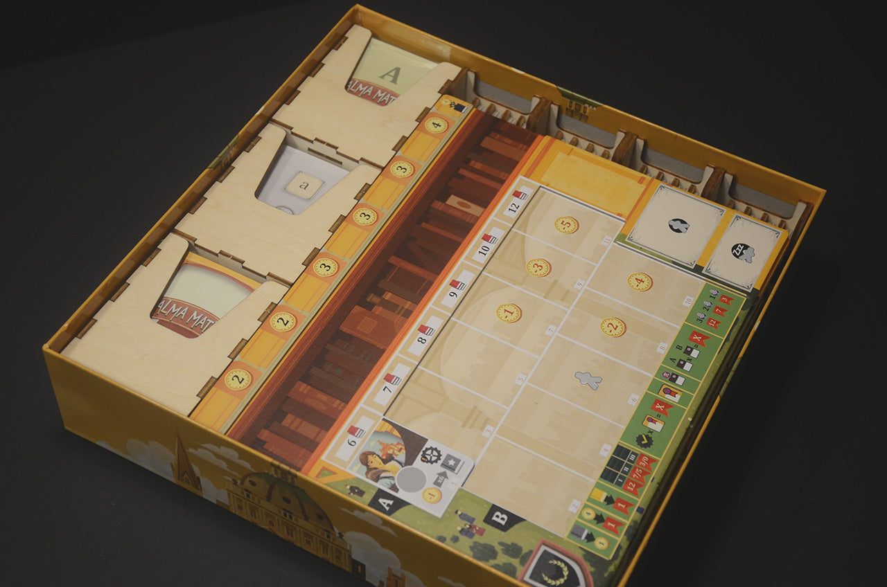 盛譽學院 桌遊收納盒 Alma Mater board game insert 烏鴉盒子桌遊收納