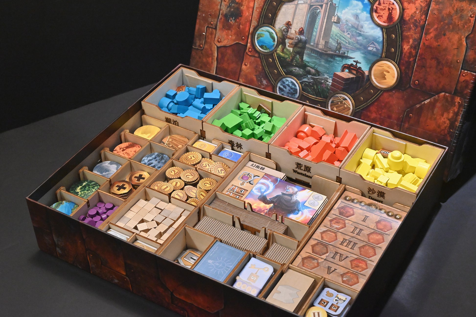 大創造時代 桌遊收納盒 Age of innovation board game insert 烏鴉盒子桌遊收納