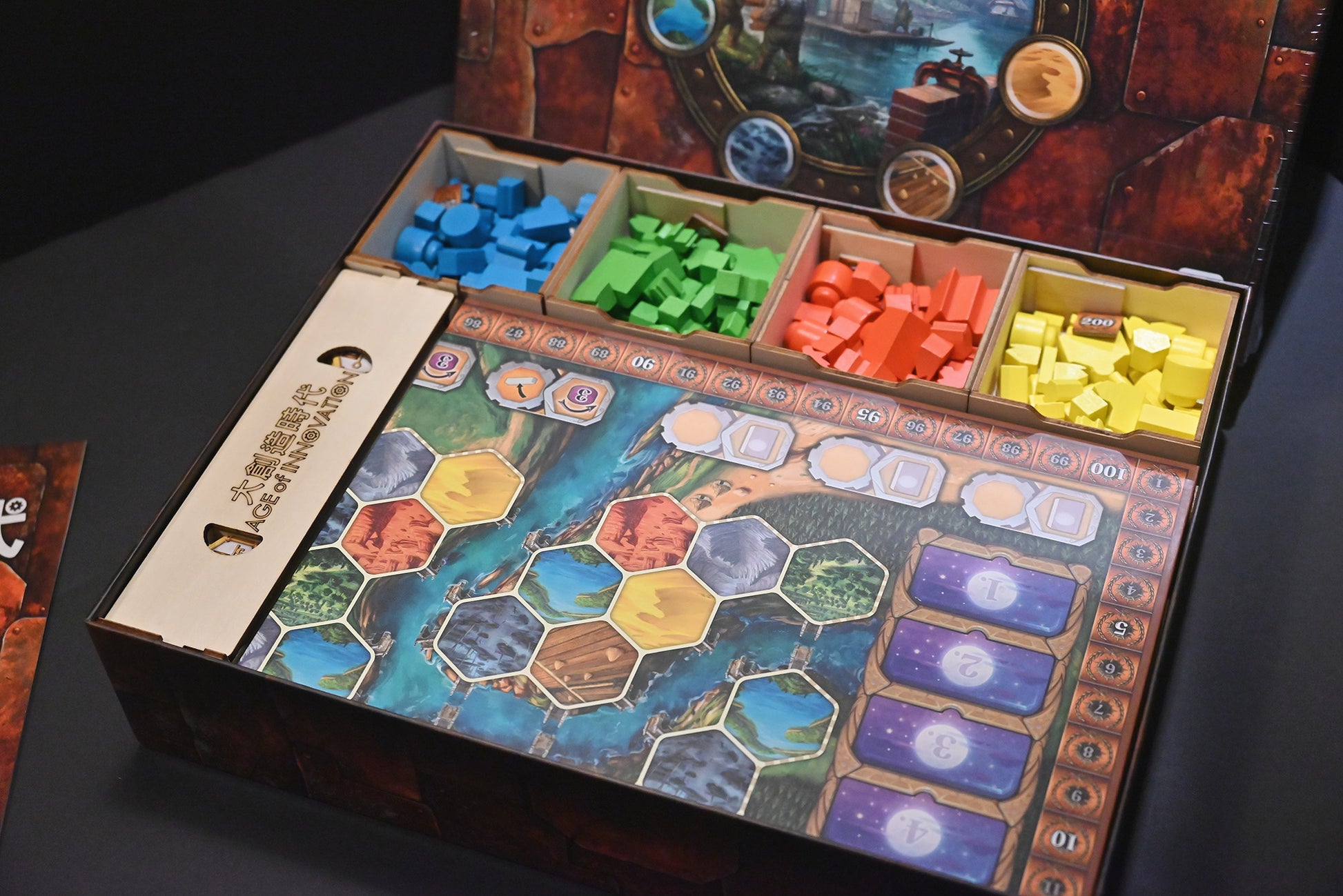 大創造時代 桌遊收納盒 Age of innovation board game insert 烏鴉盒子桌遊收納
