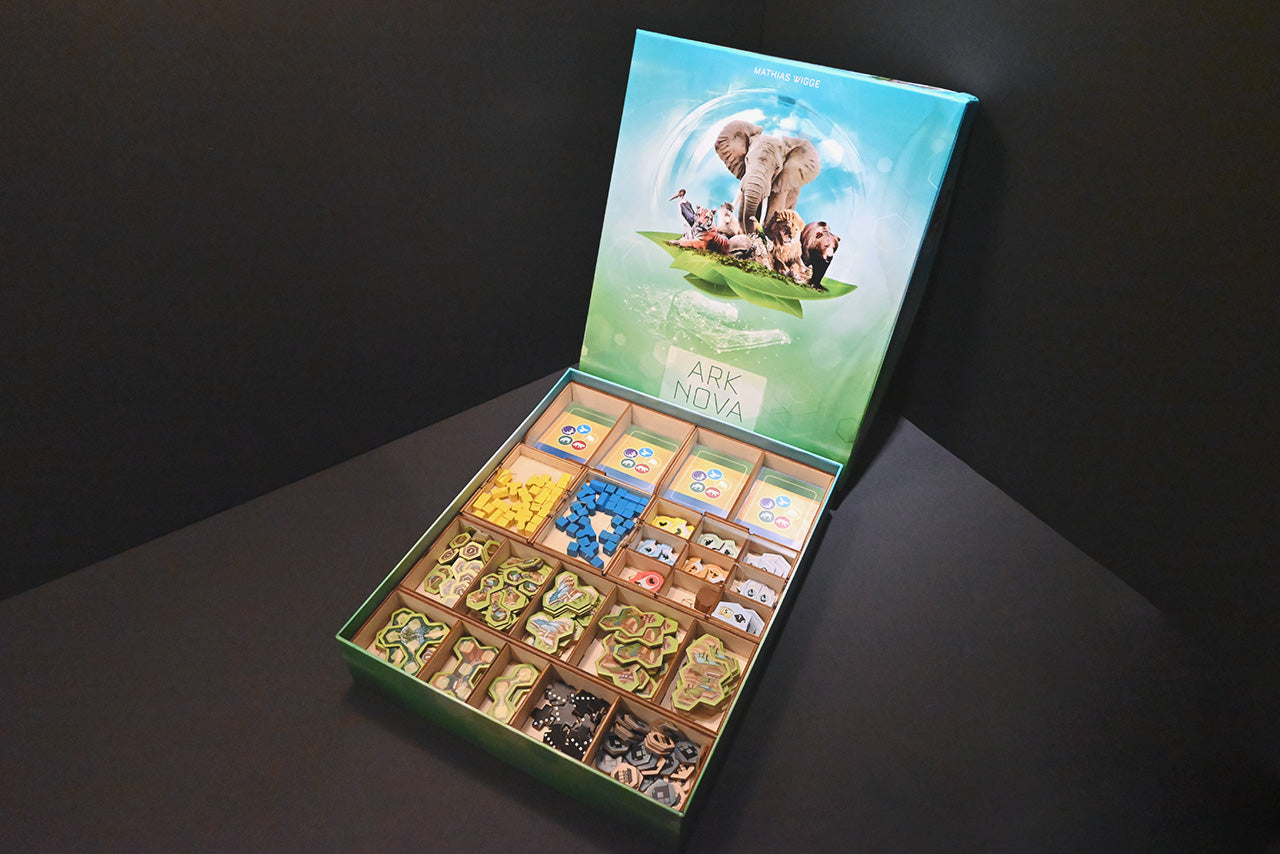 方舟動物園 桌遊收納盒 Ark Nova insert organizer 烏鴉盒子桌遊收納