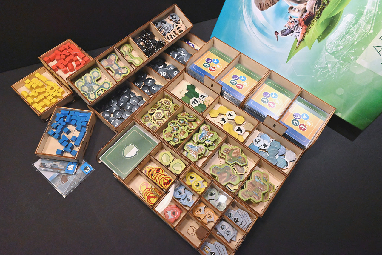 方舟動物園 桌遊收納盒 Ark Nova insert organizer 烏鴉盒子桌遊收納