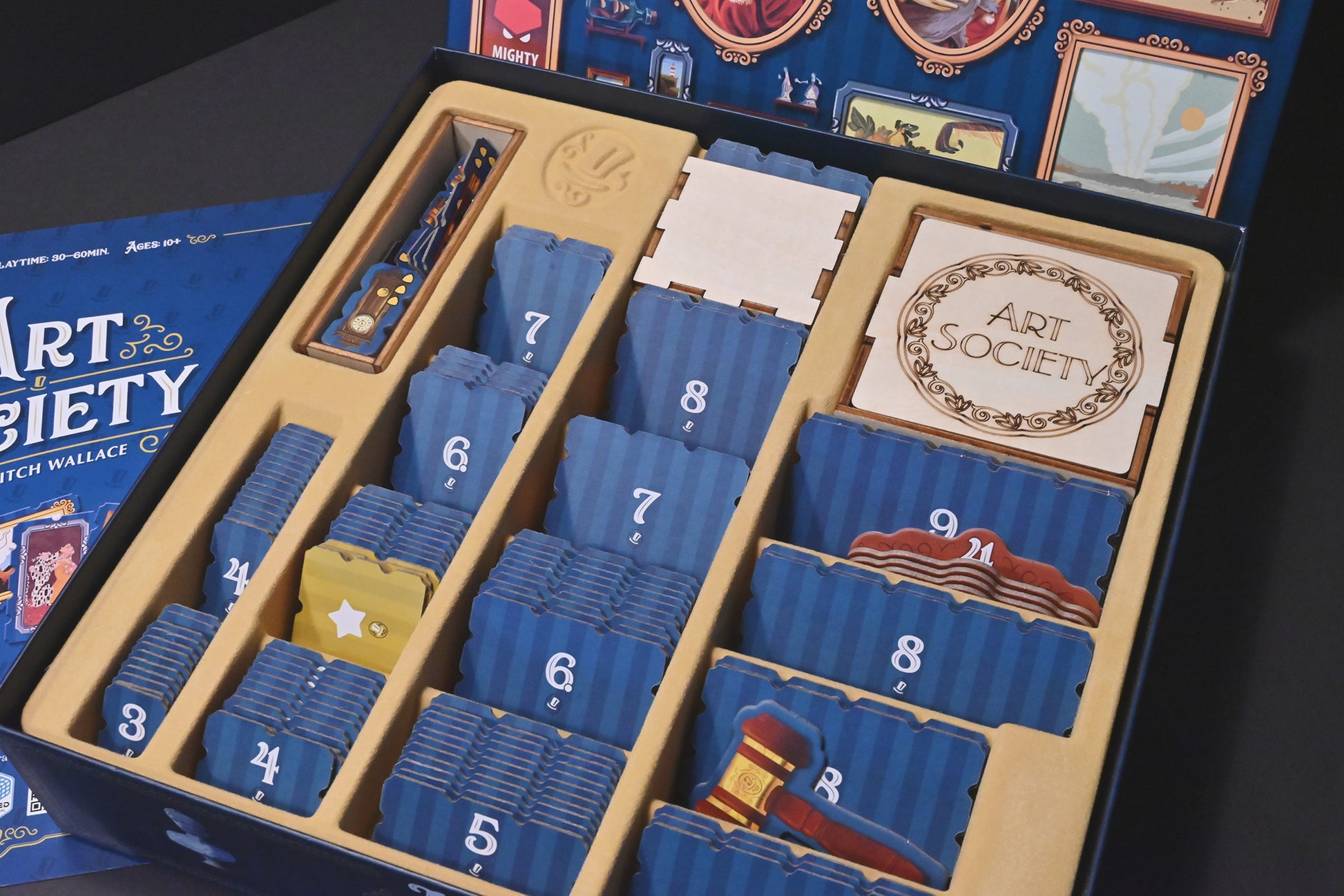 藝術名流 桌遊收納盒 Art Society board game insert 烏鴉盒子桌遊收納