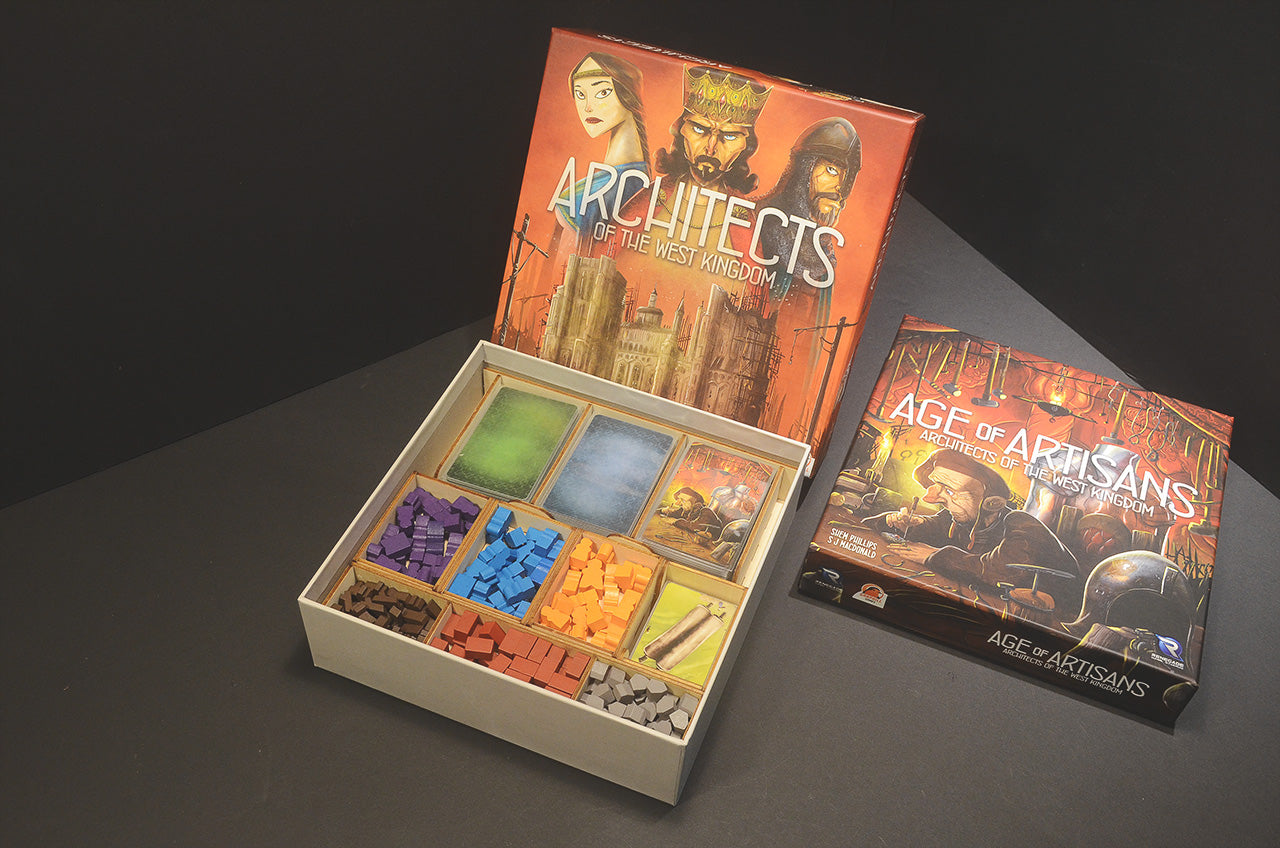 西國建築師+工匠擴 桌遊收納盒 Architects of the West Kingdom insert organizer 烏鴉盒子桌遊收納