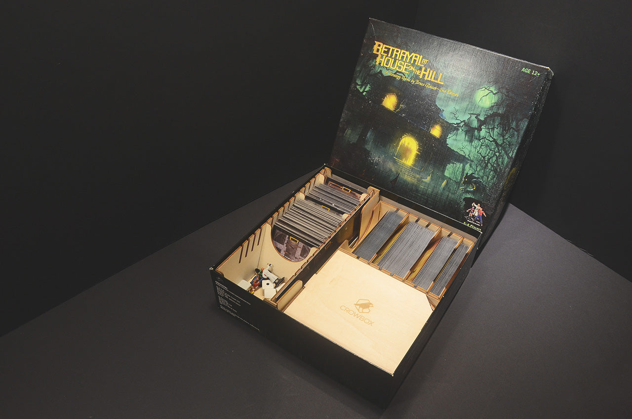 山中小屋 Betrayal at House on the Hill 烏鴉盒子木質桌遊收納盒
