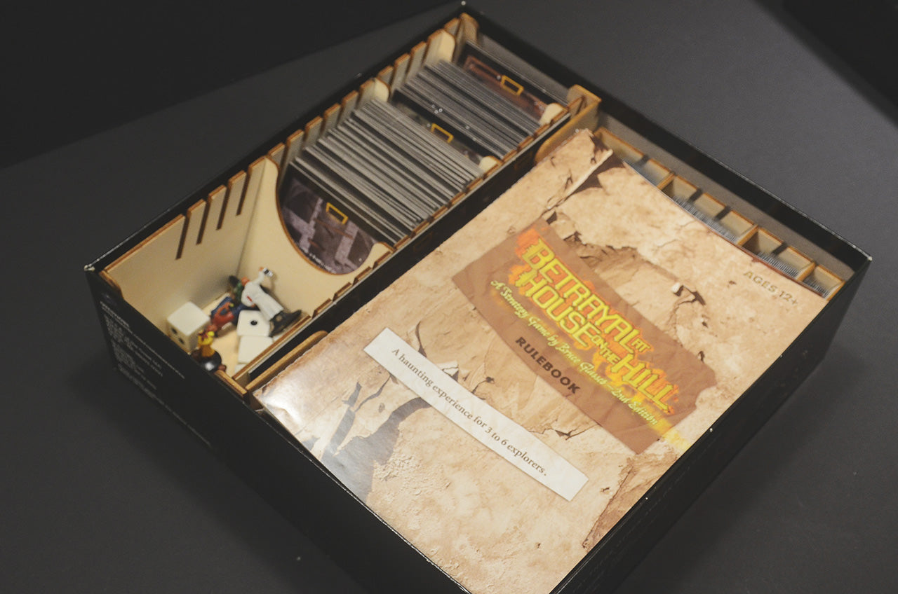 山中小屋 Betrayal at House on the Hill 烏鴉盒子木質桌遊收納盒