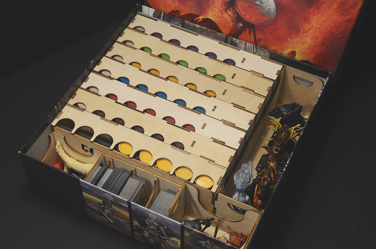 血色狂怒 Blood Rage 烏鴉盒子木質桌遊收納盒