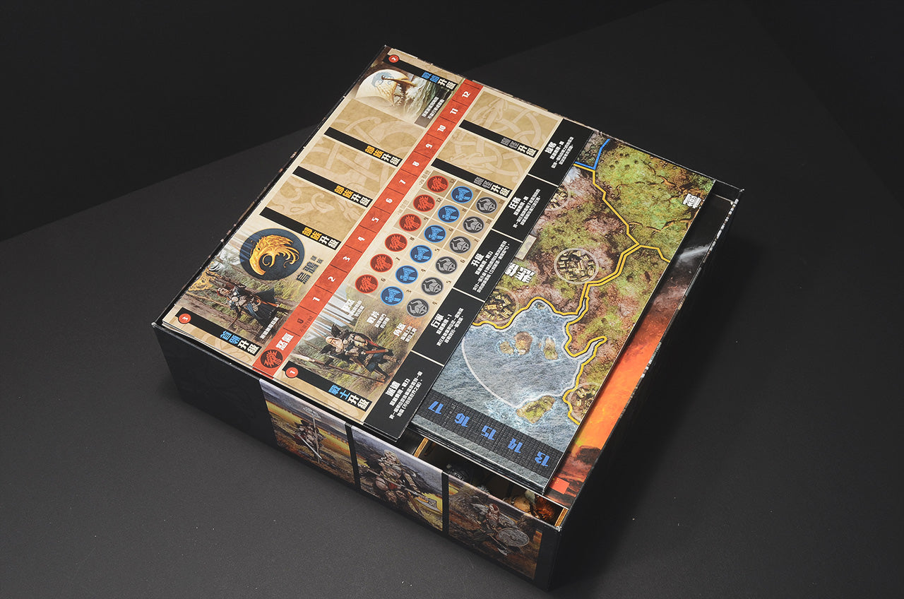 血色狂怒 Blood Rage 烏鴉盒子木質桌遊收納盒