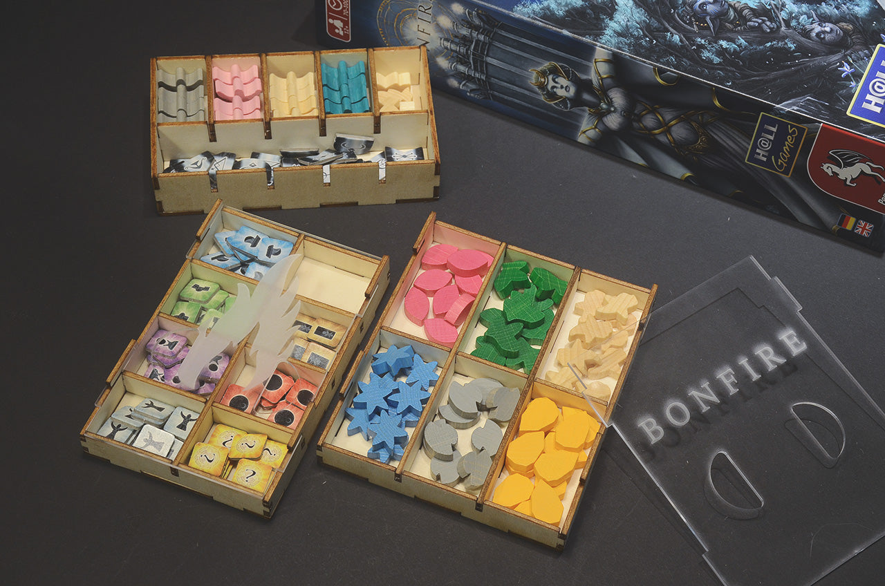 生命之火 Bonfire 桌遊收納盒 烏鴉盒子桌遊收納 Bonfire insert organizer