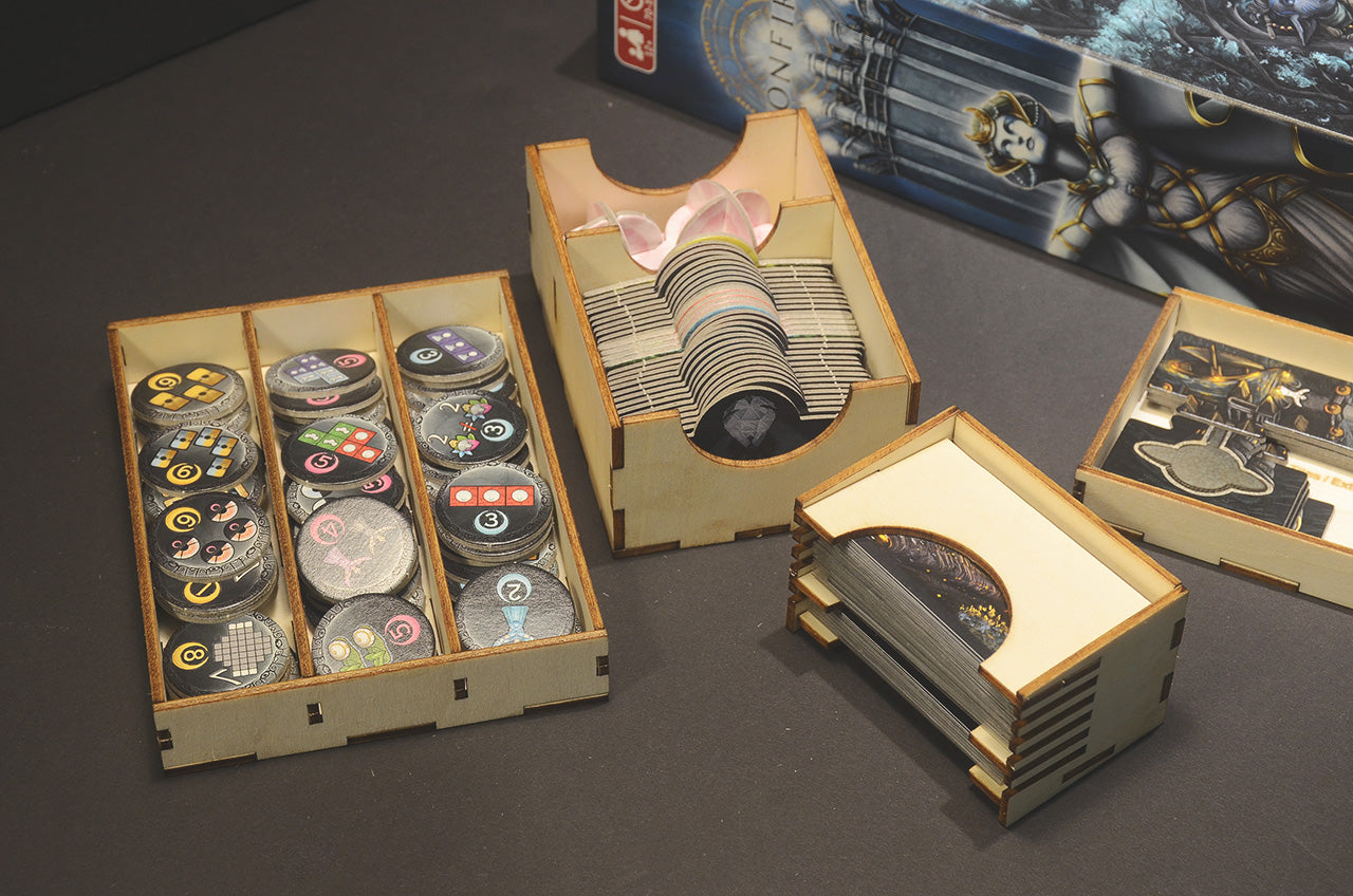 生命之火 Bonfire 桌遊收納盒 烏鴉盒子桌遊收納 Bonfire insert organizer