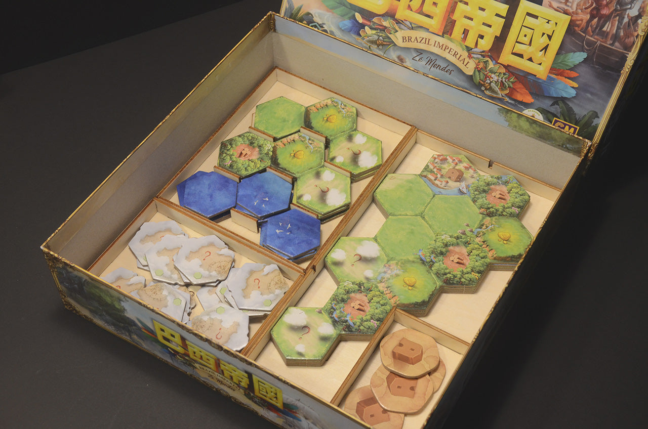 巴西帝國 桌遊收納盒 Brazil Imperial insert organizer 烏鴉盒子桌遊收納
