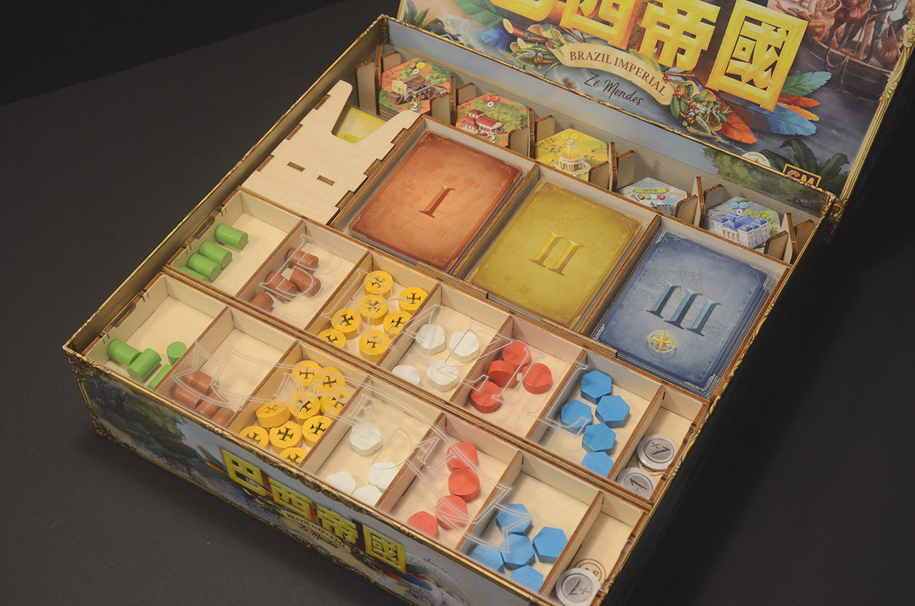 巴西帝國 桌遊收納盒 Brazil Imperial insert organizer 烏鴉盒子桌遊收納