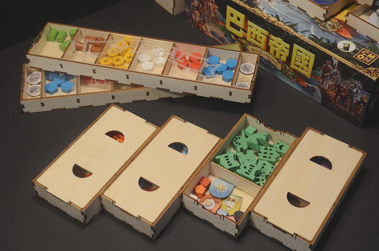 巴西帝國 桌遊收納盒 Brazil Imperial insert organizer 烏鴉盒子桌遊收納