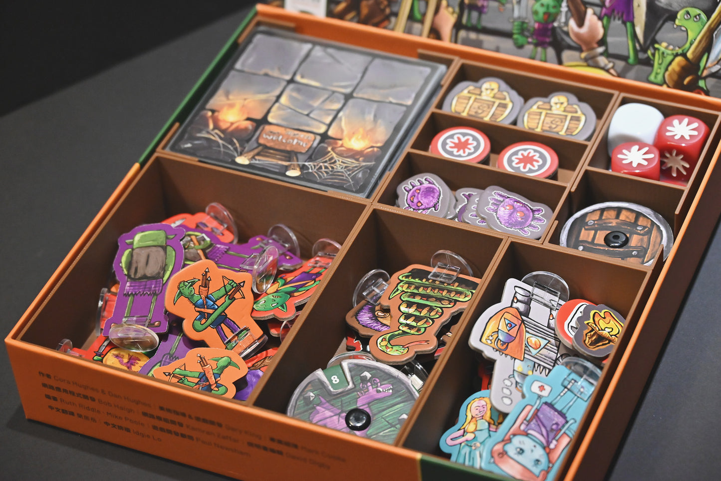 蔻拉大冒險 桌遊收納盒 CoraQuest board game 3D insert 烏鴉盒子3D列印收納盒