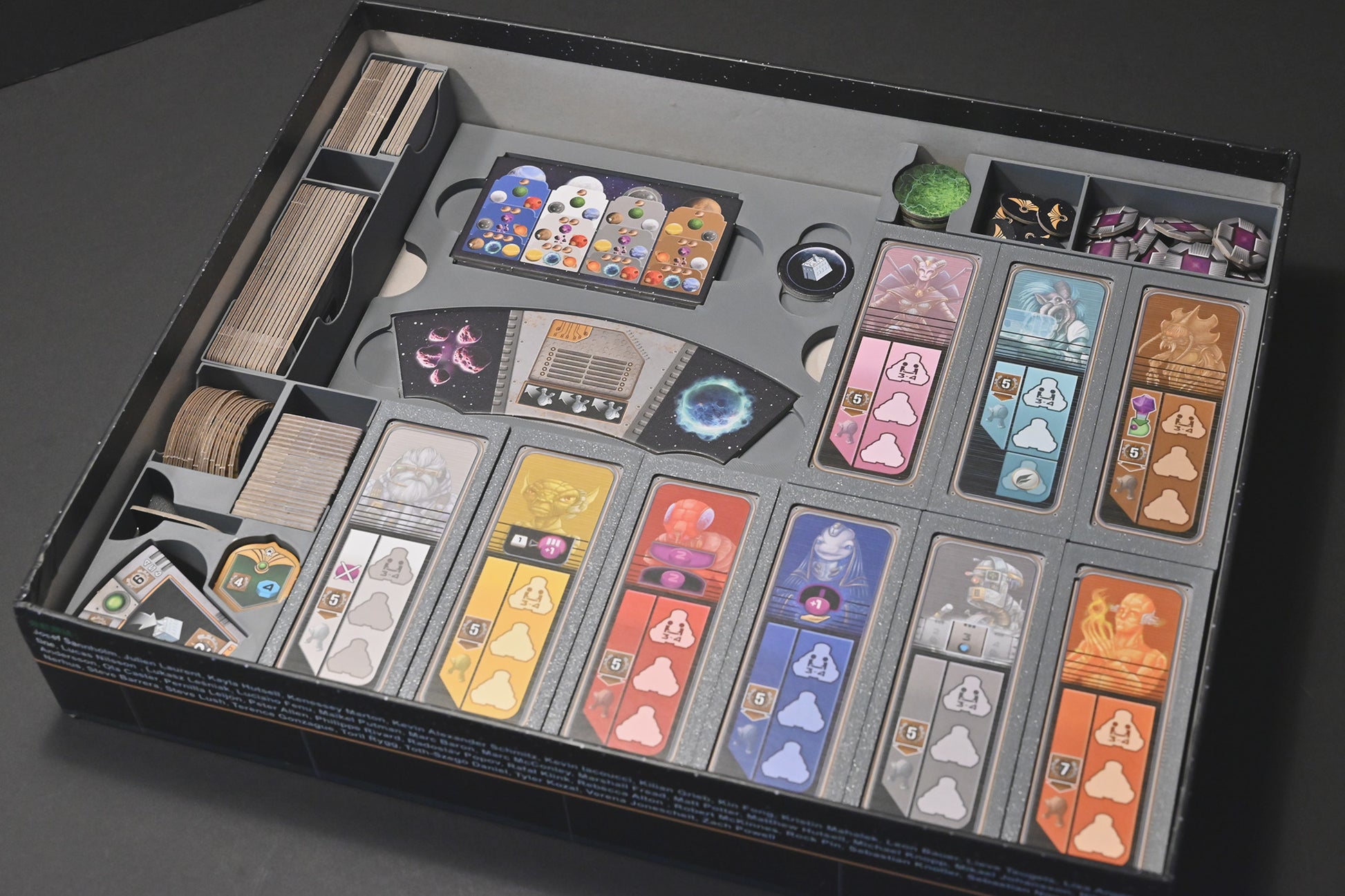 蓋亞計畫+失落艦隊 桌遊收納盒 Gaia Project board game insert 烏鴉盒子