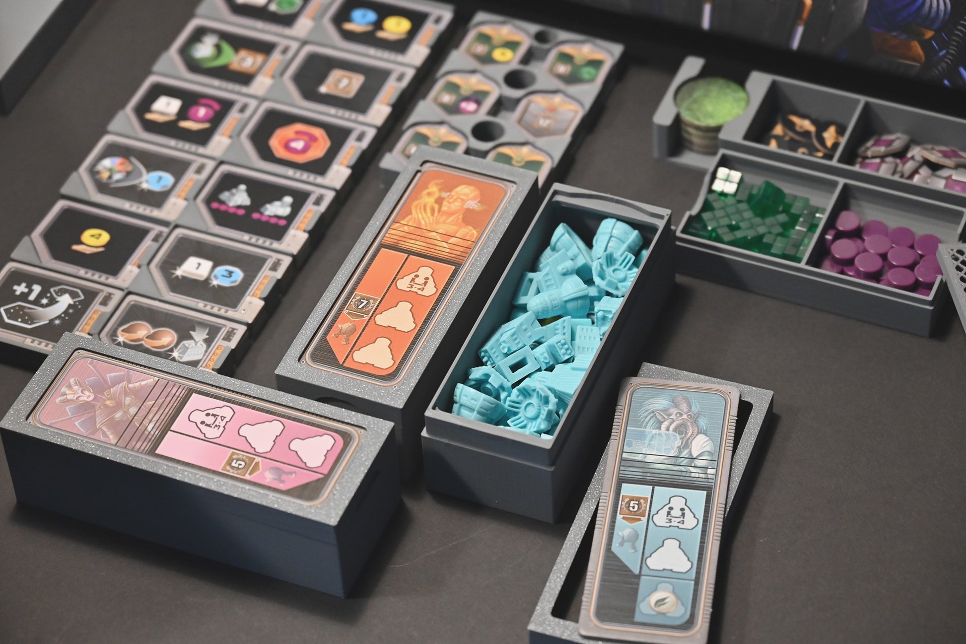 蓋亞計畫+失落艦隊 桌遊收納盒 Gaia Project board game insert 烏鴉盒子