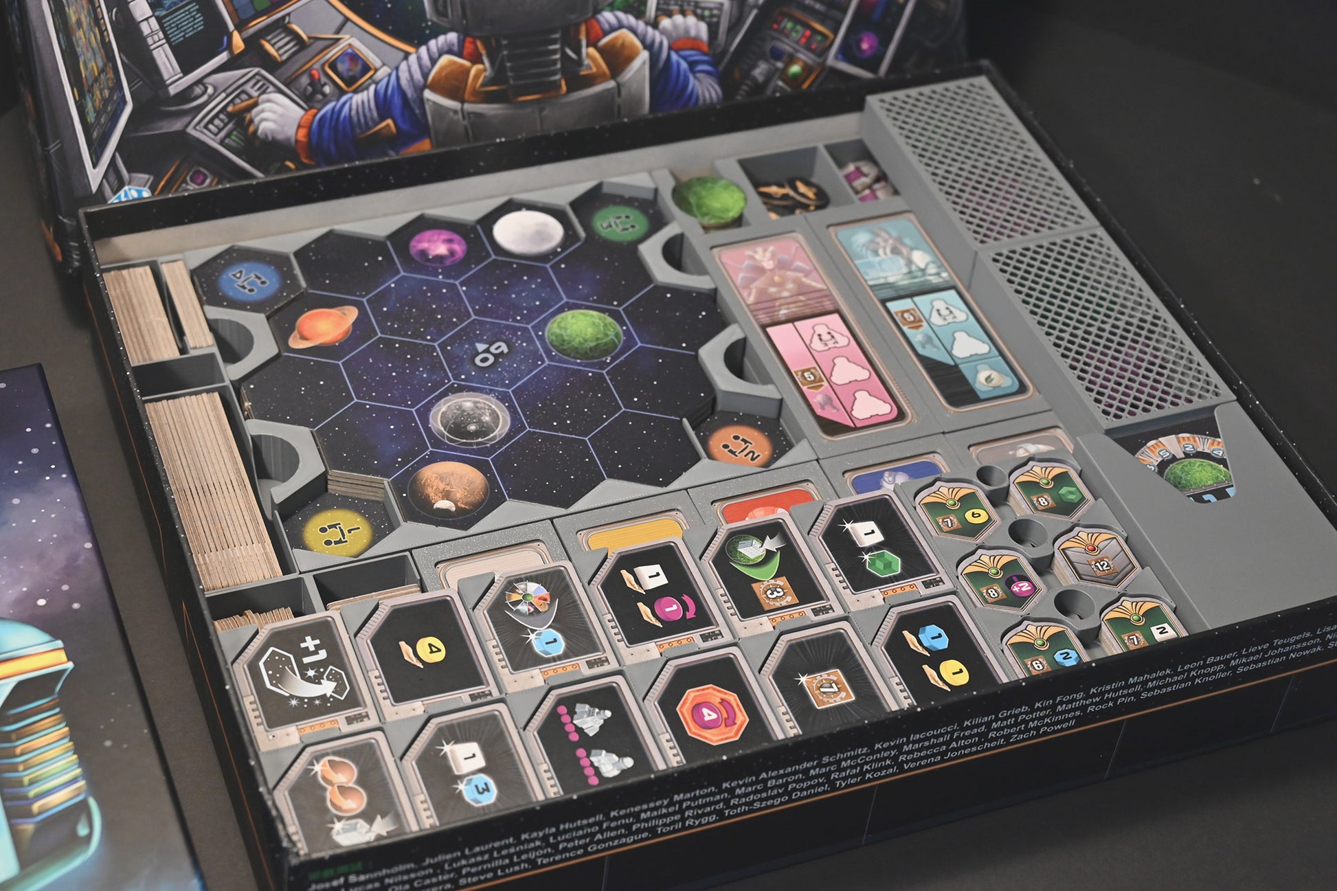 蓋亞計畫+失落艦隊 桌遊收納盒 Gaia Project board game insert 烏鴉盒子