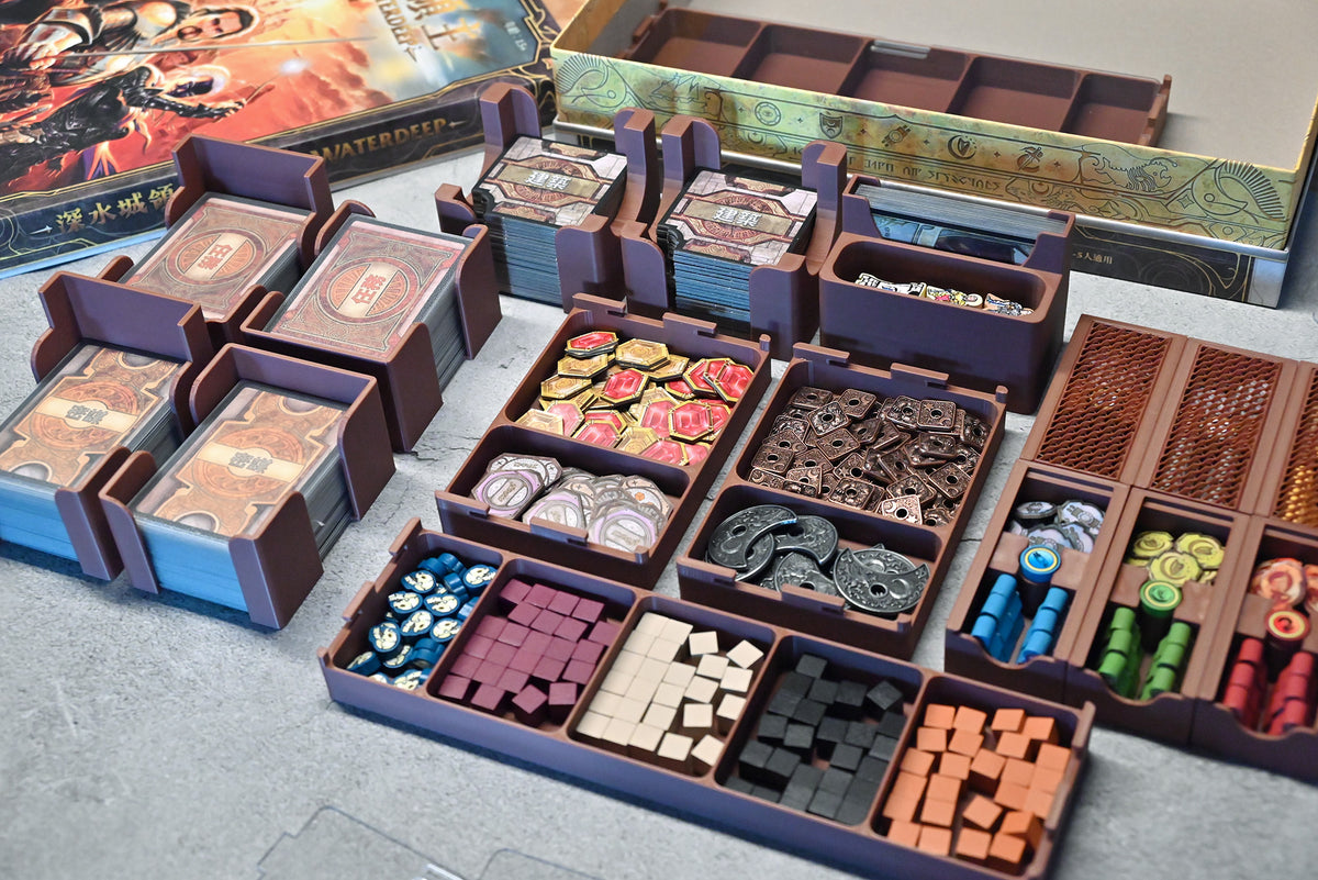 深水城領主+骷髏港惡棍 Lords of Waterdeep 桌遊收納盒