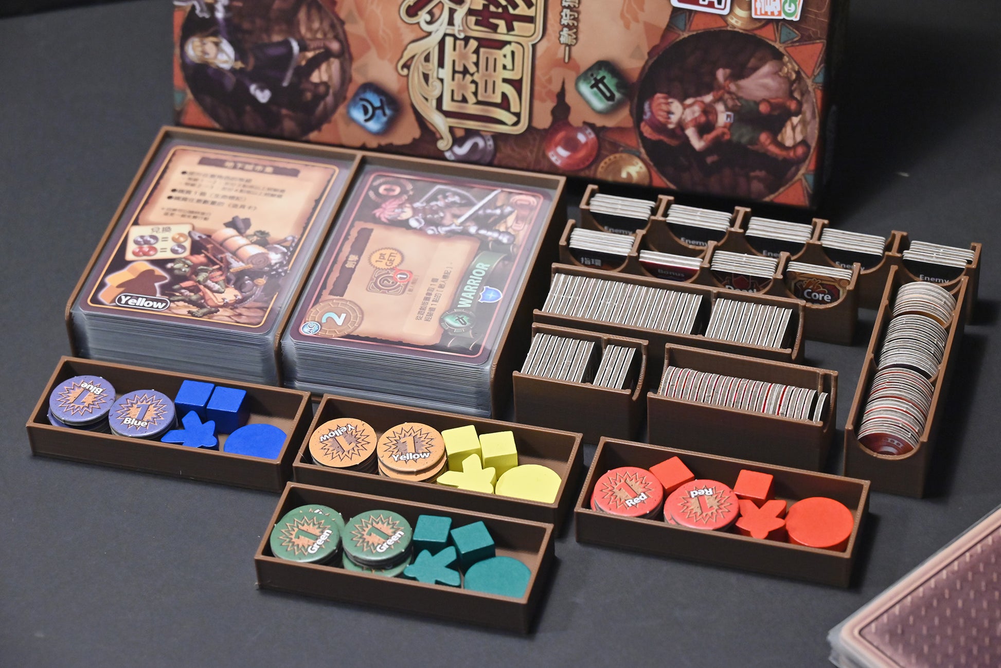 魔物討伐隊 3D列印桌遊收納盒 - 烏鴉盒子桌遊收納