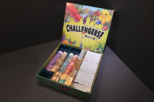 夢幻小隊 Challengers! 桌遊收納盒 insert organizer 烏鴉盒子桌遊收納