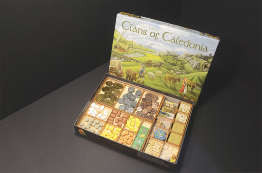加勒多尼亞 Clans of Caledonia 烏鴉盒子木質桌遊收納盒