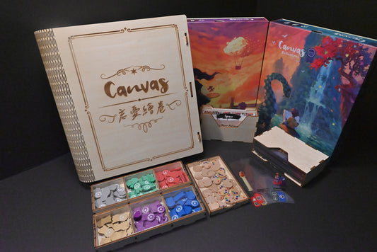 忘憂繪卷 桌遊收納盒 Canvas board game insert 烏鴉盒子桌遊收納