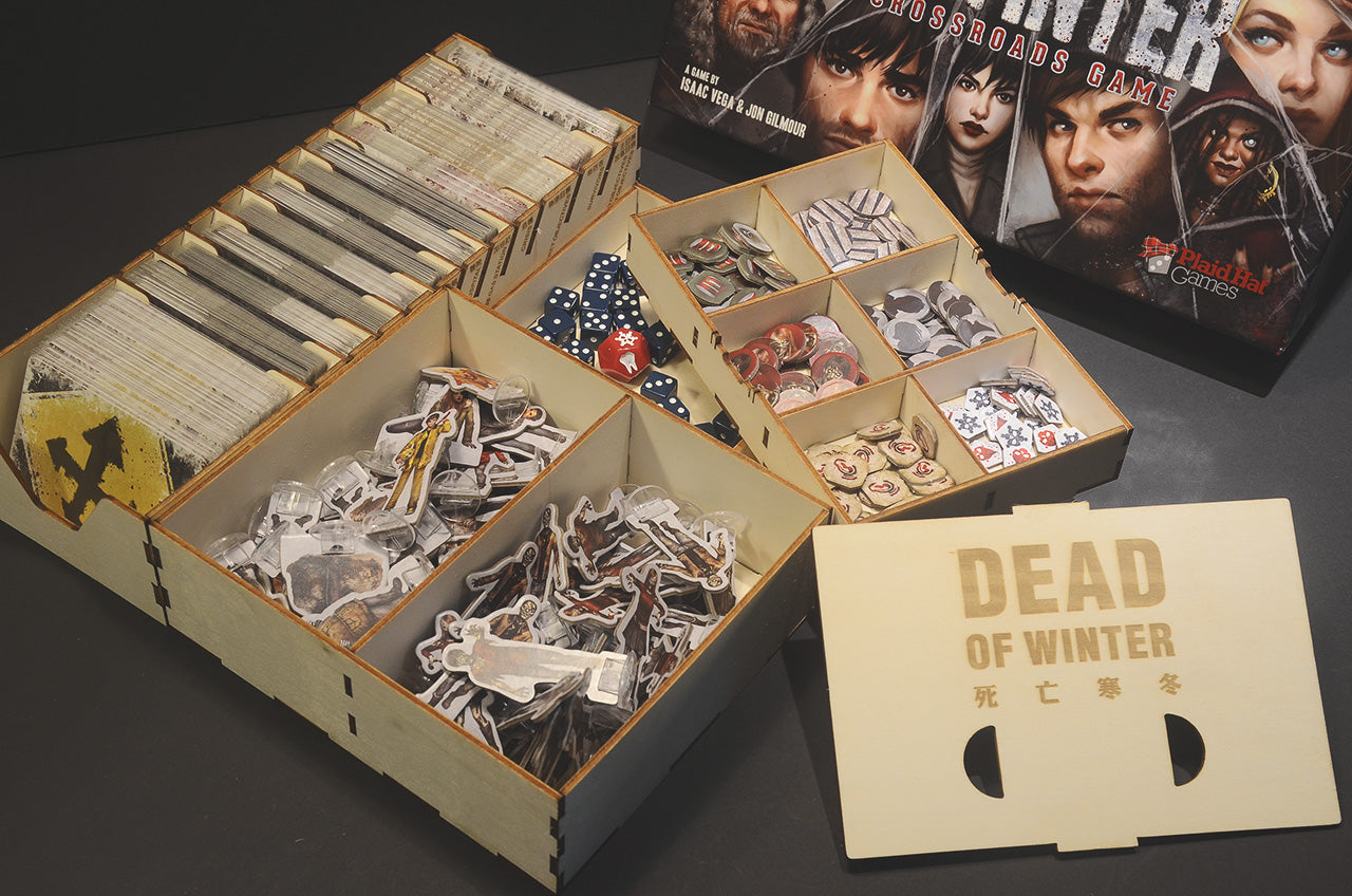 死亡寒冬 桌遊收納盒 Dead of Winter insert organizer 烏鴉盒子桌遊收納