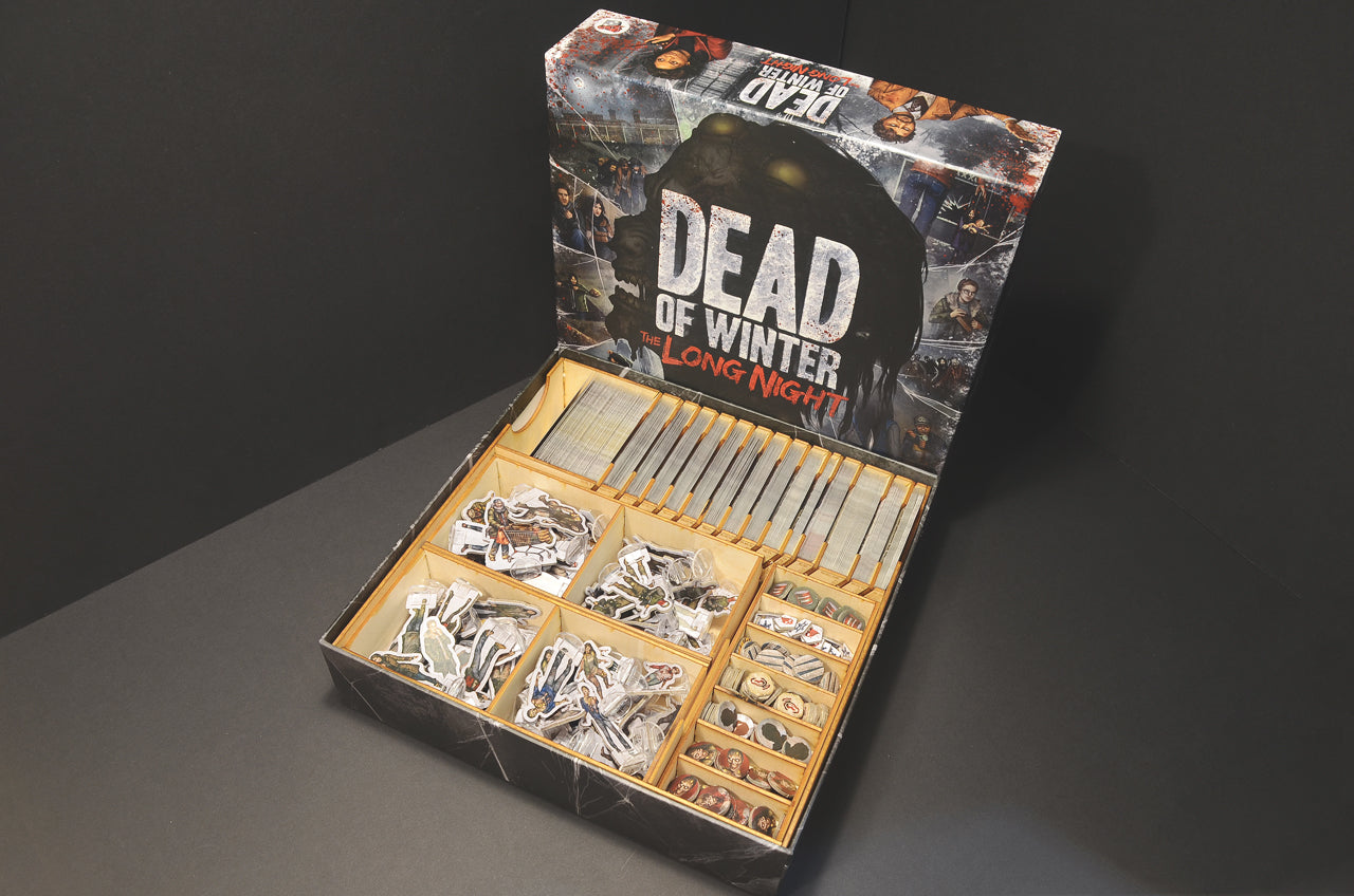 死亡寒冬漫漫長夜 Dead of Winter: The Long Night 烏鴉盒子木質桌遊收納盒