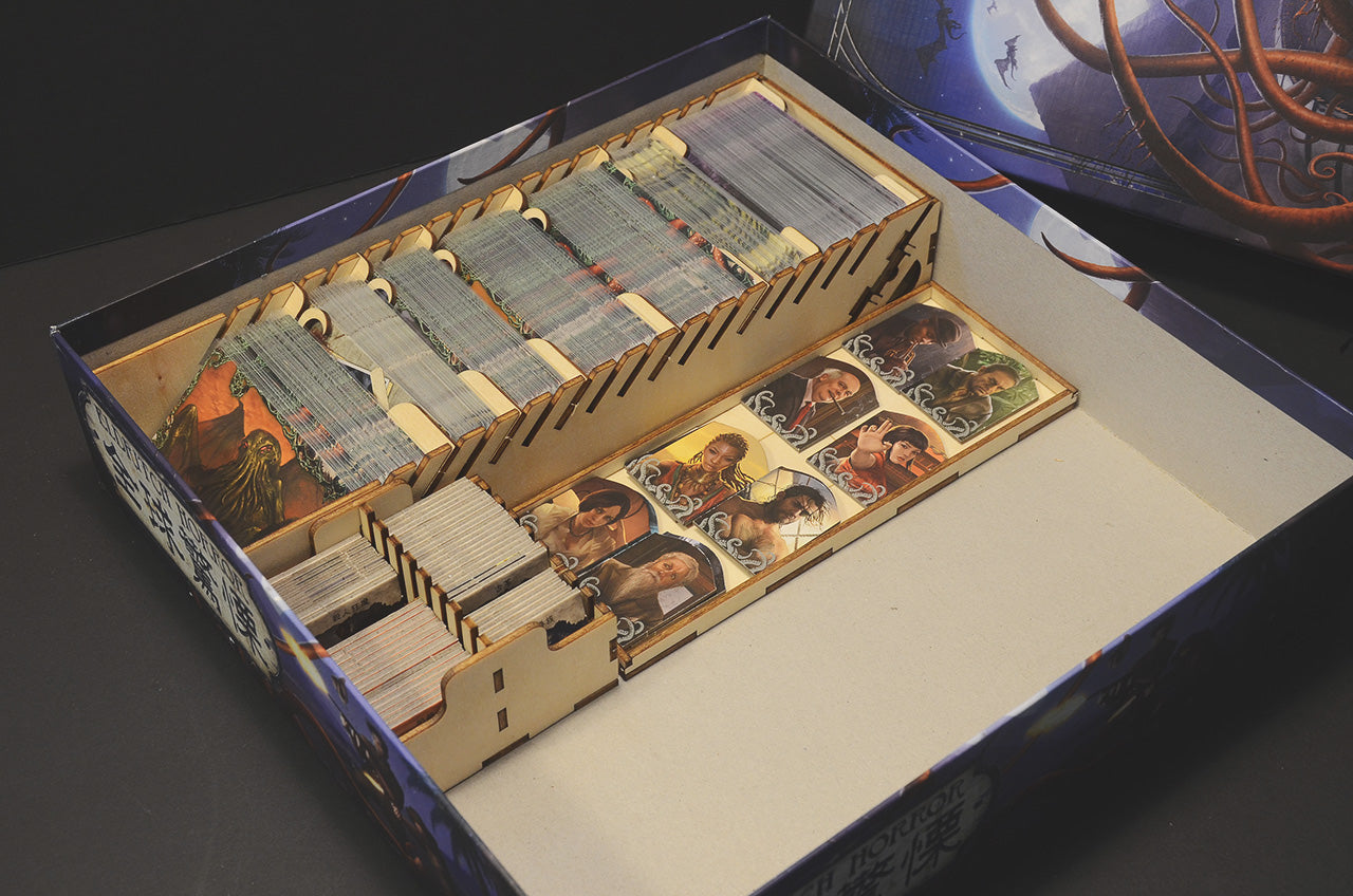 全球驚慄 桌遊收納盒 Eldritch Horror insert organizer 烏鴉盒子桌遊收納
