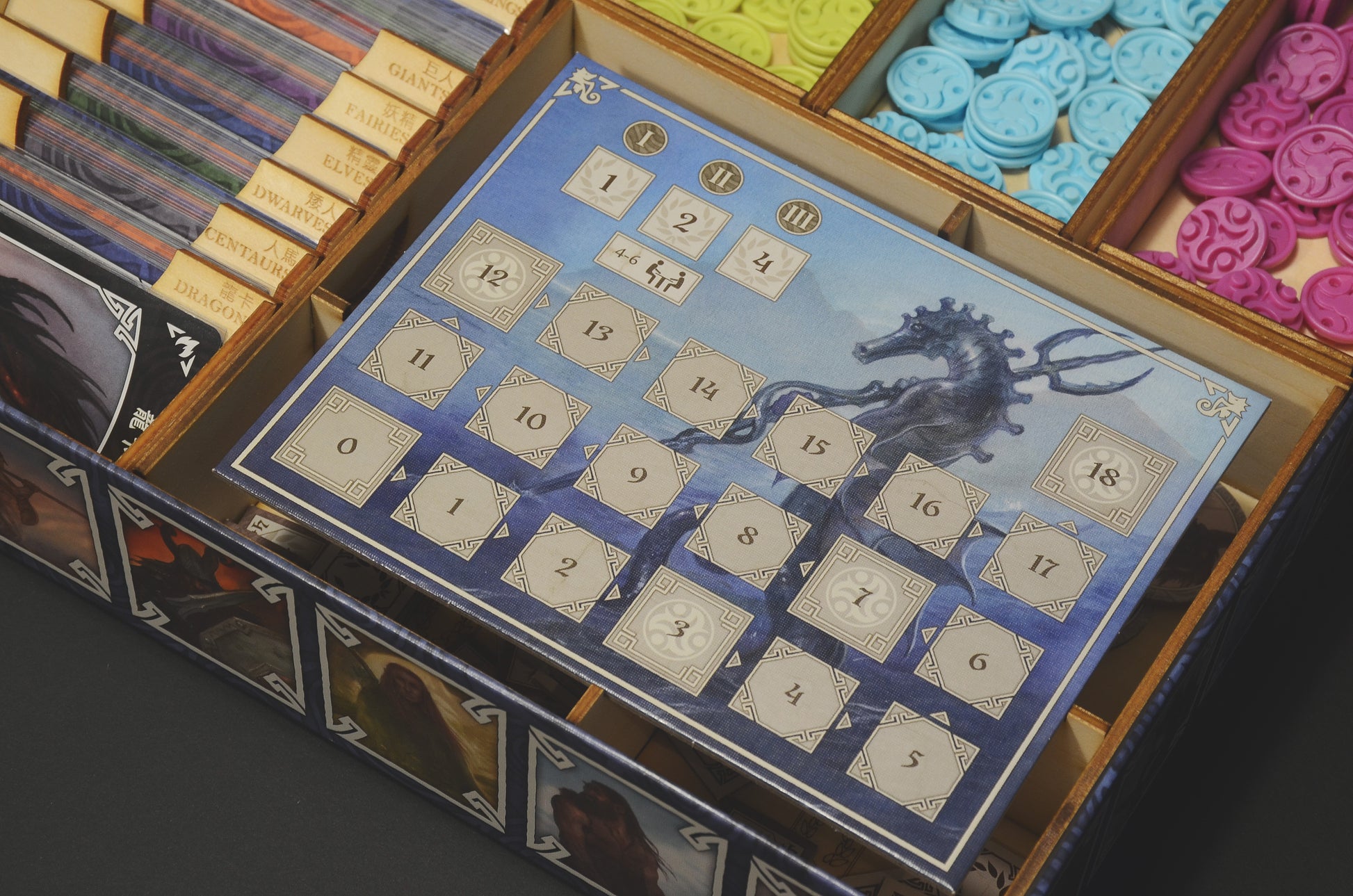 幻界之爭 Ethnos 烏鴉盒子木質桌遊收納盒
