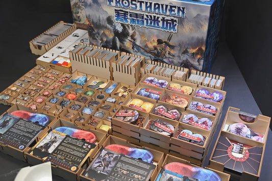 寒霜迷城 桌遊收納盒 Frosthaven board game insert organizer 烏鴉盒子桌遊收納