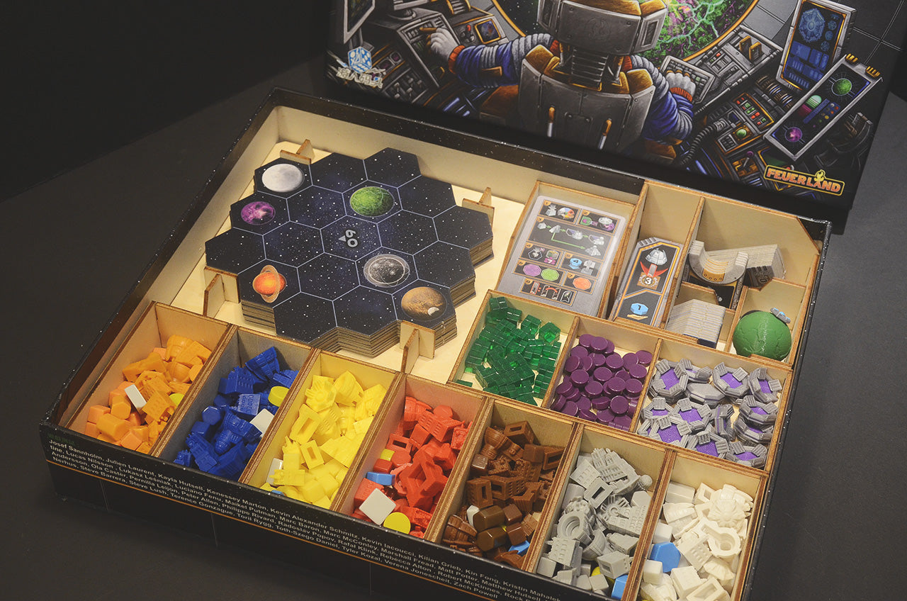 蓋亞計畫 桌遊收納盒 Gaia Project insert organizer 烏鴉盒子桌遊收納