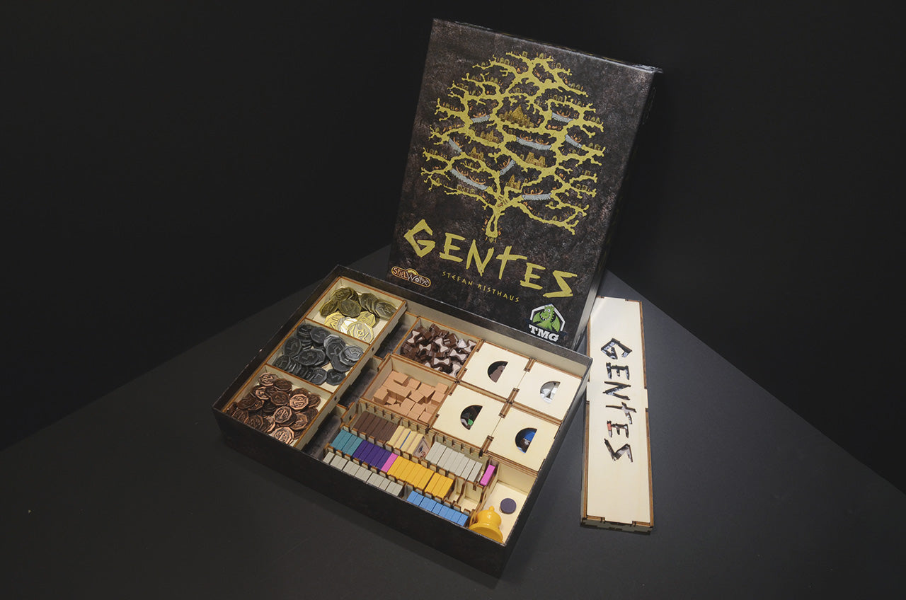 氏族豪華版 桌遊收納盒 Gentes Deluxified Edition insert organizer 烏鴉盒子桌遊收納