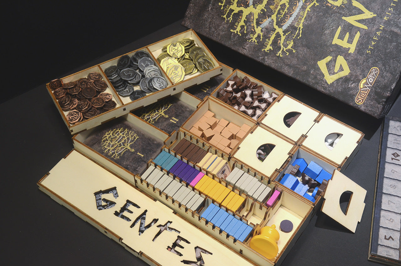 氏族豪華版 桌遊收納盒 Gentes Deluxified Edition insert organizer 烏鴉盒子桌遊收納
