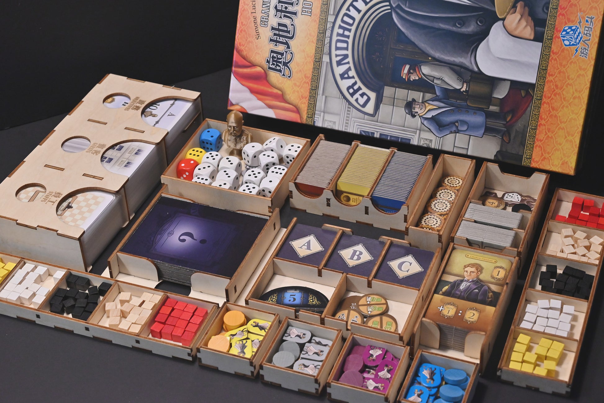 奧地利大飯店+舞動華爾滋 桌遊收納盒 Grand Austria Hotel board game insert 烏鴉盒子桌遊收納