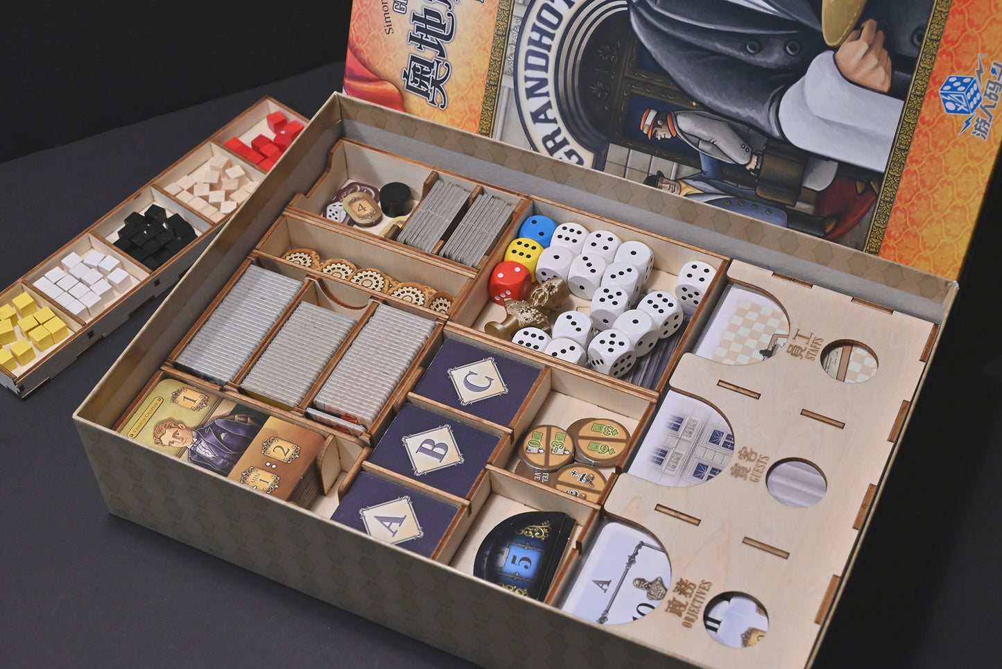 奧地利大飯店+舞動華爾滋 桌遊收納盒 Grand Austria Hotel board game insert 烏鴉盒子桌遊收納