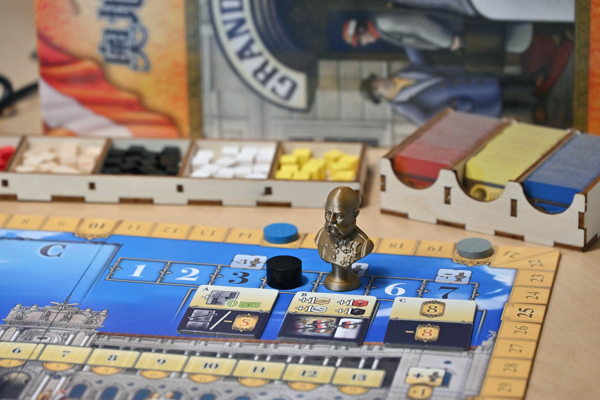 奧地利大飯店+舞動華爾滋 桌遊收納盒 Grand Austria Hotel board game insert 烏鴉盒子桌遊收納