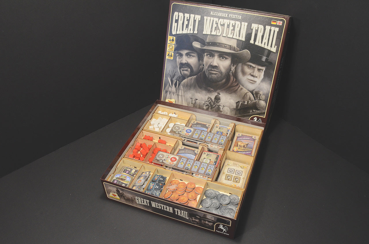 大西部之路 Great Western Trail 烏鴉盒子木質桌遊收納盒