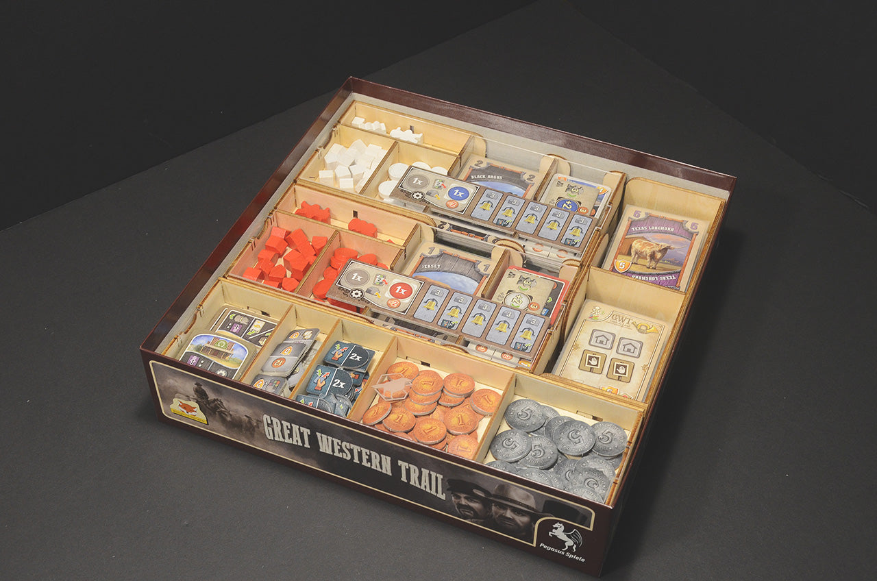 大西部之路 Great Western Trail 烏鴉盒子木質桌遊收納盒