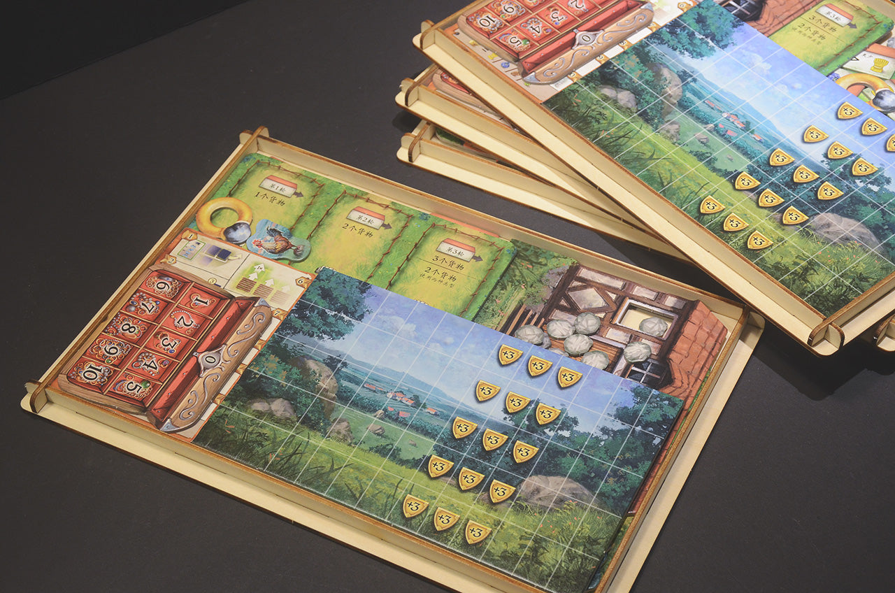 哈勒陶農場-桌遊收納盒 Hallertau Insert Organizer 烏鴉盒子桌遊收納