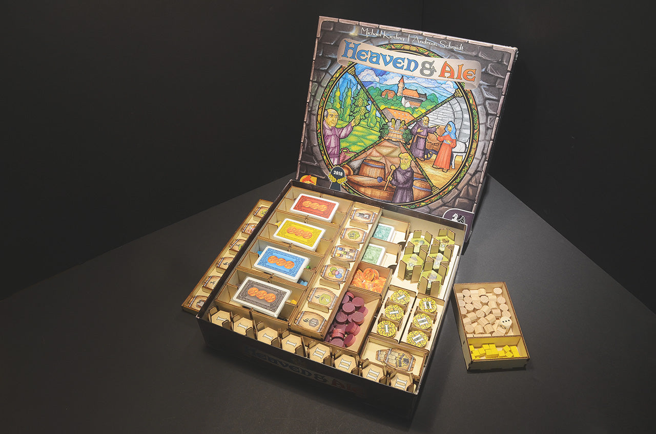 天堂與酒 桌遊收納盒 Heaven & Ale insert organizer 烏鴉盒子桌遊收納