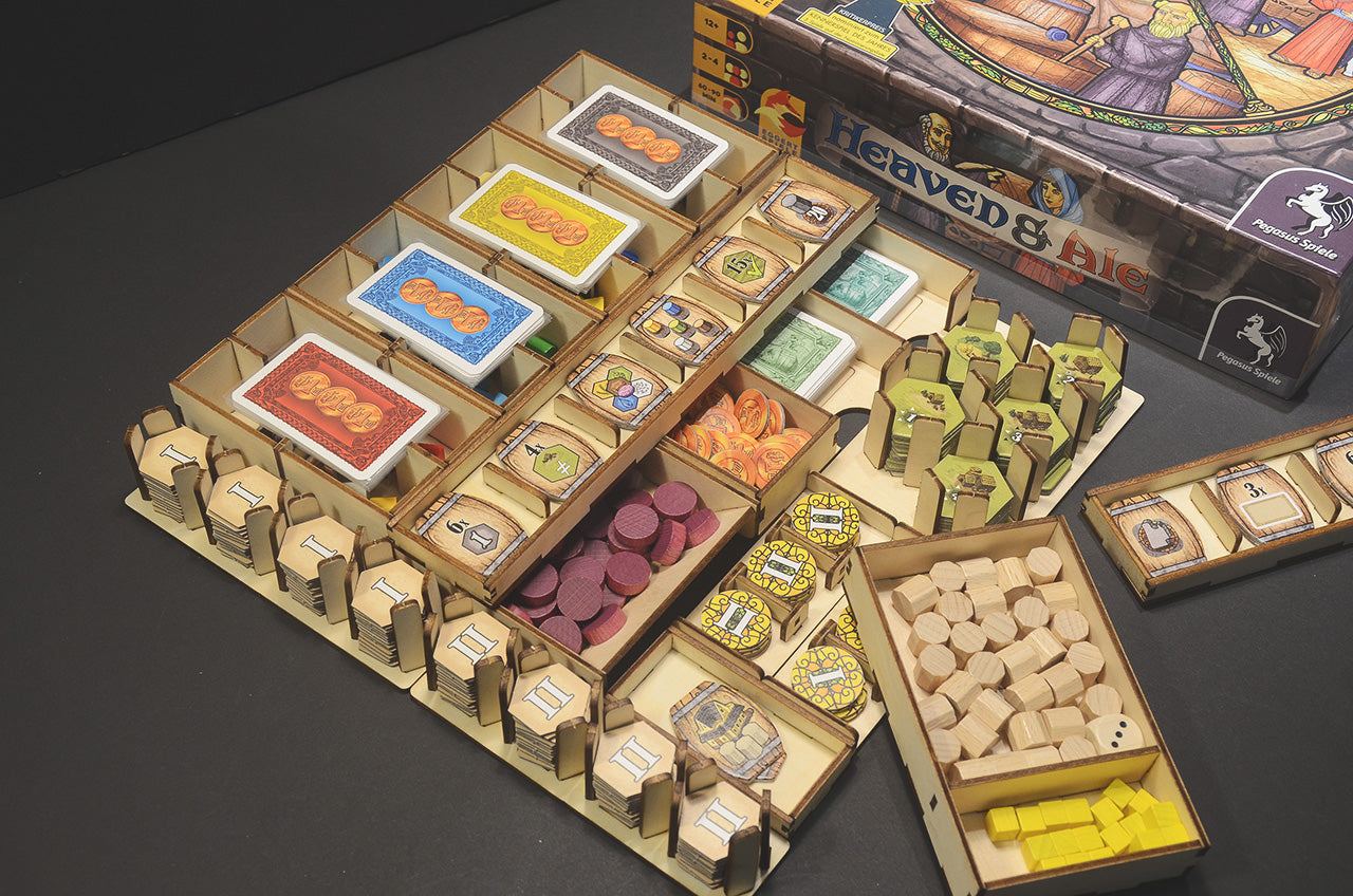 天堂與酒 桌遊收納盒 Heaven & Ale insert organizer 烏鴉盒子桌遊收納